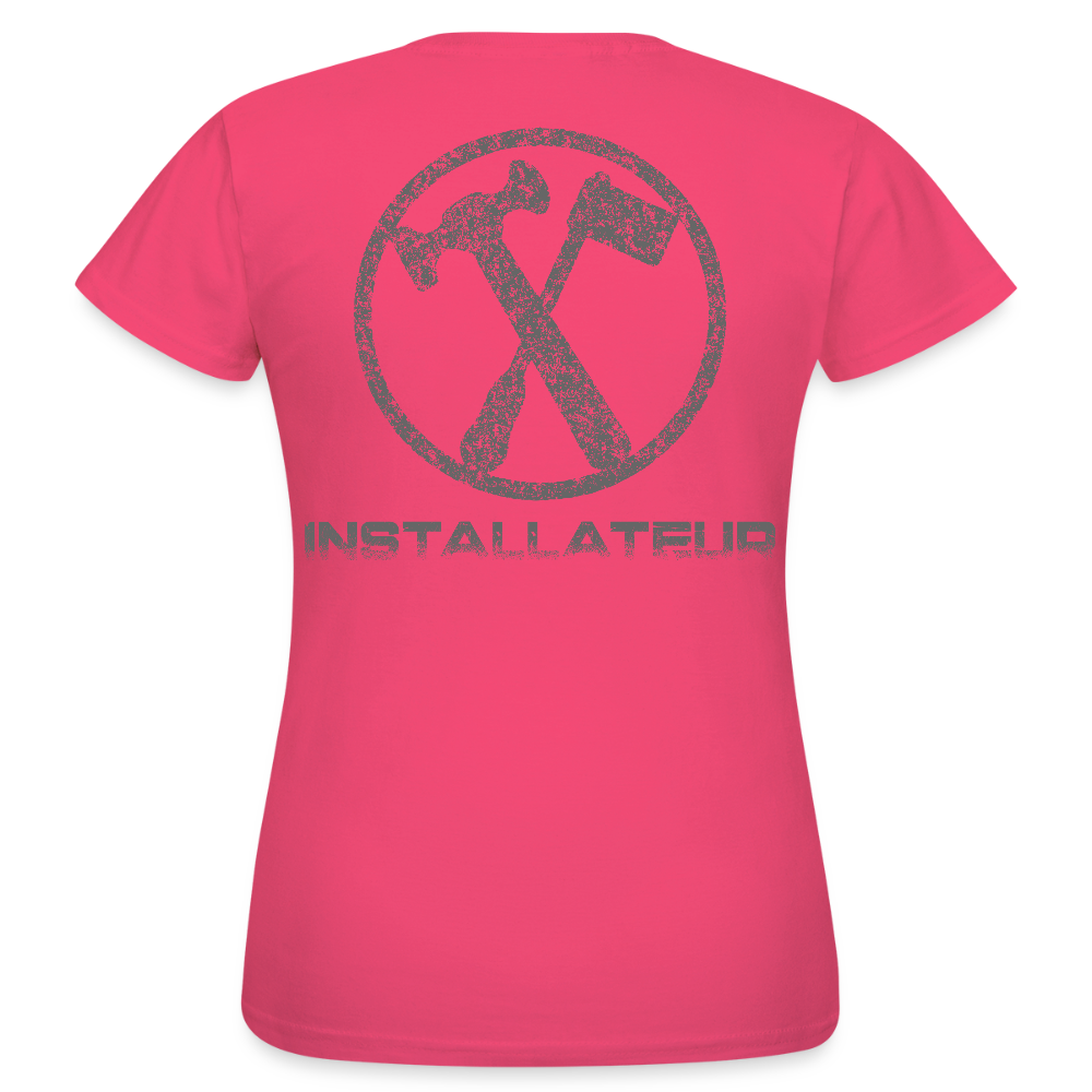 Frauen T-Shirt "Installateur" Azalea Frauen T-Shirt
