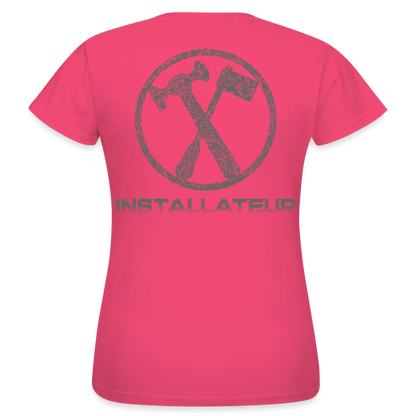 Frauen T-Shirt "Installateur" Azalea Frauen T-Shirt
