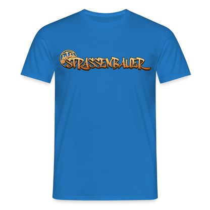 Unisex T-Shirt "Strassenbauer" Royalblau Männer T-Shirt