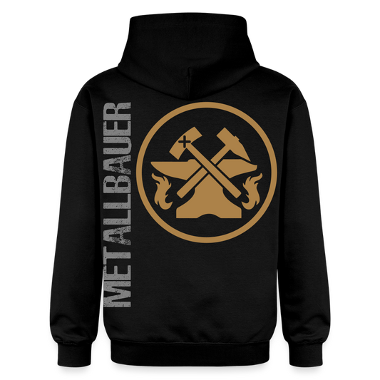 Gildan Unisex Softstyle® "Metallbauer" Schwarz Gildan Unisex Softstyle® Midweight Hoodie