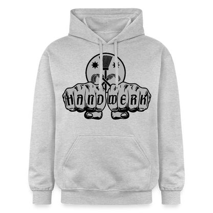 Gildan Unisex Softstyle® "Schornsteinfeger" Hellgrau meliert Gildan Unisex Softstyle® Midweight Hoodie