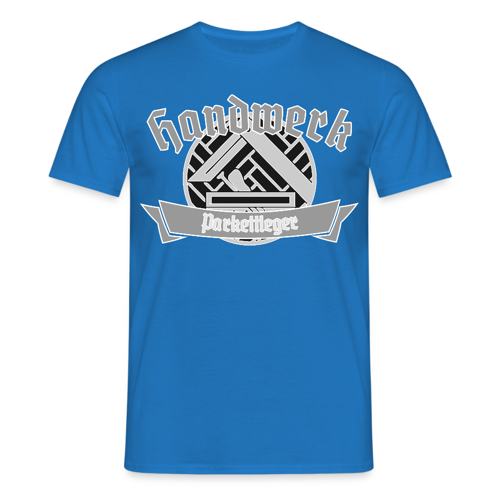 Unisex T-Shirt "Parkettleger" Royalblau Männer T-Shirt