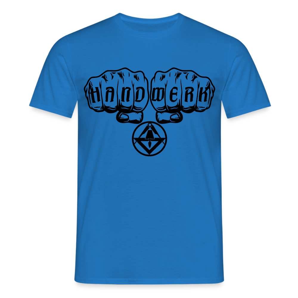 Unisex T-Shirt "Stuckateur" Royalblau Männer T-Shirt