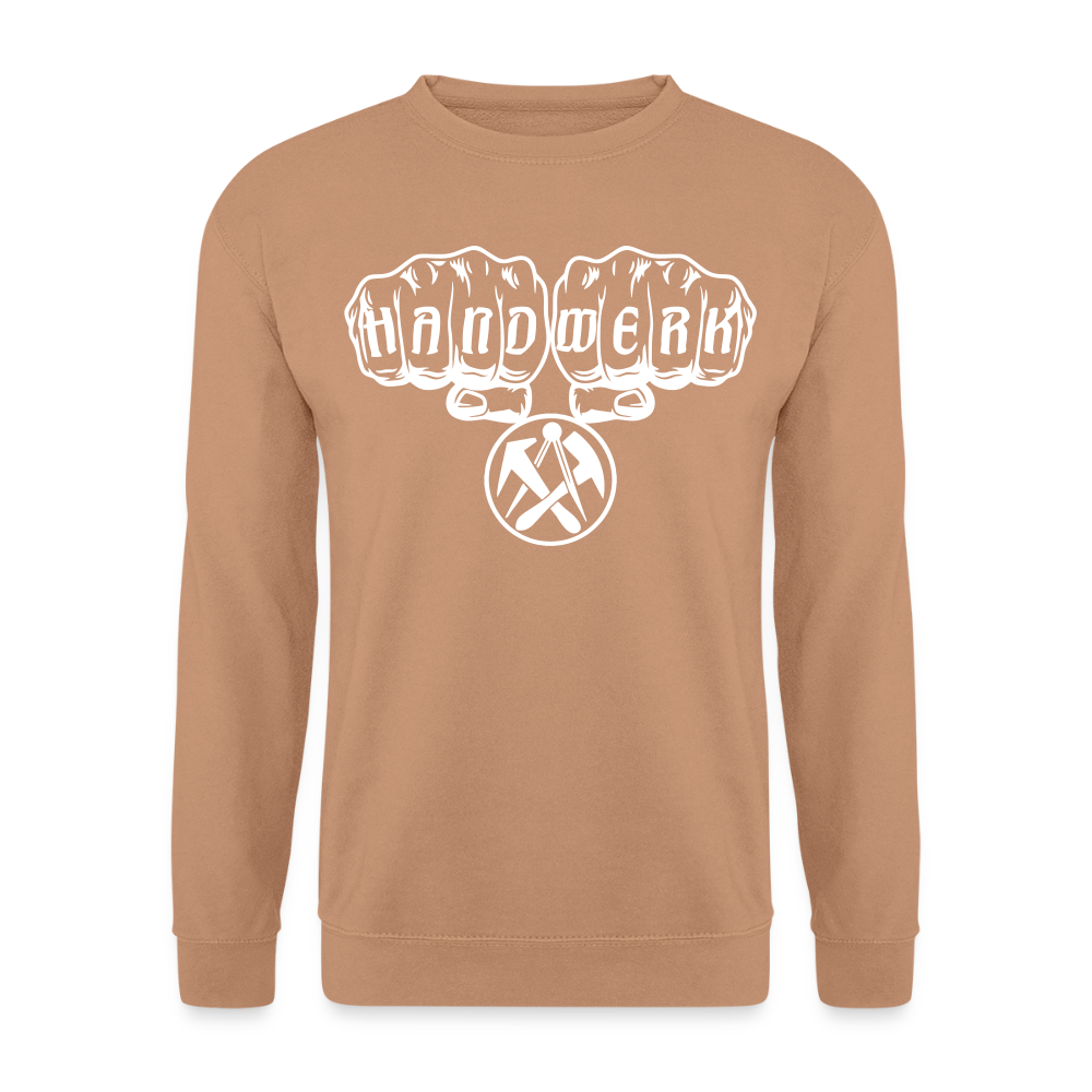 Unisex Pullover "Dachdecker" Mocca Unisex Pullover