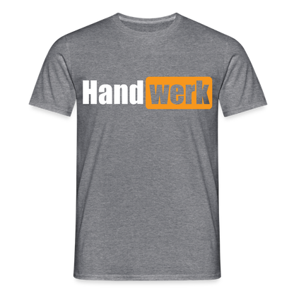 Unisex T-Shirt "Handwerk" Graphit meliert Männer T-Shirt