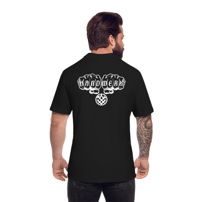 Männer Poloshirt "Mechaniker" - Schwarz