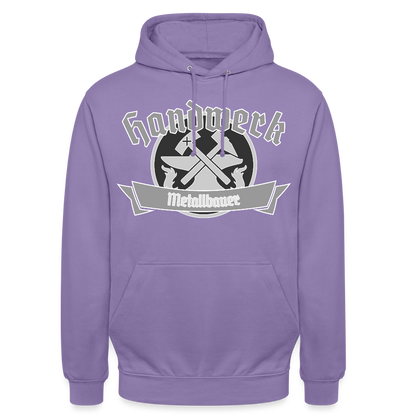 Unisex Hoodie "Metallbauer" Lavendel Unisex Hoodie