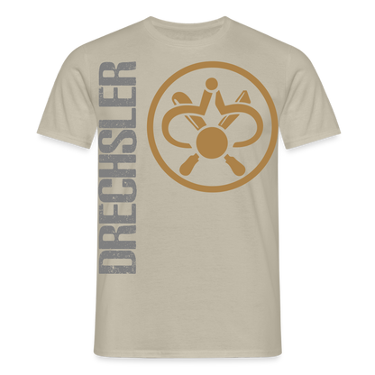Unisex T-Shirt "Drechsler" Sandbeige Männer T-Shirt