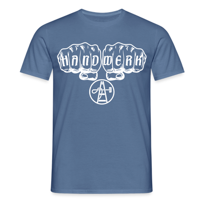 Unisex T-Shirt "Gebäudereiniger" Taubenblau Männer T-Shirt