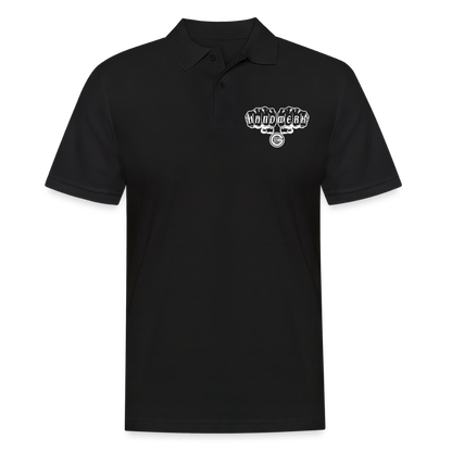 Männer Poloshirt "Gerüstbauer" Schwarz Männer Poloshirt