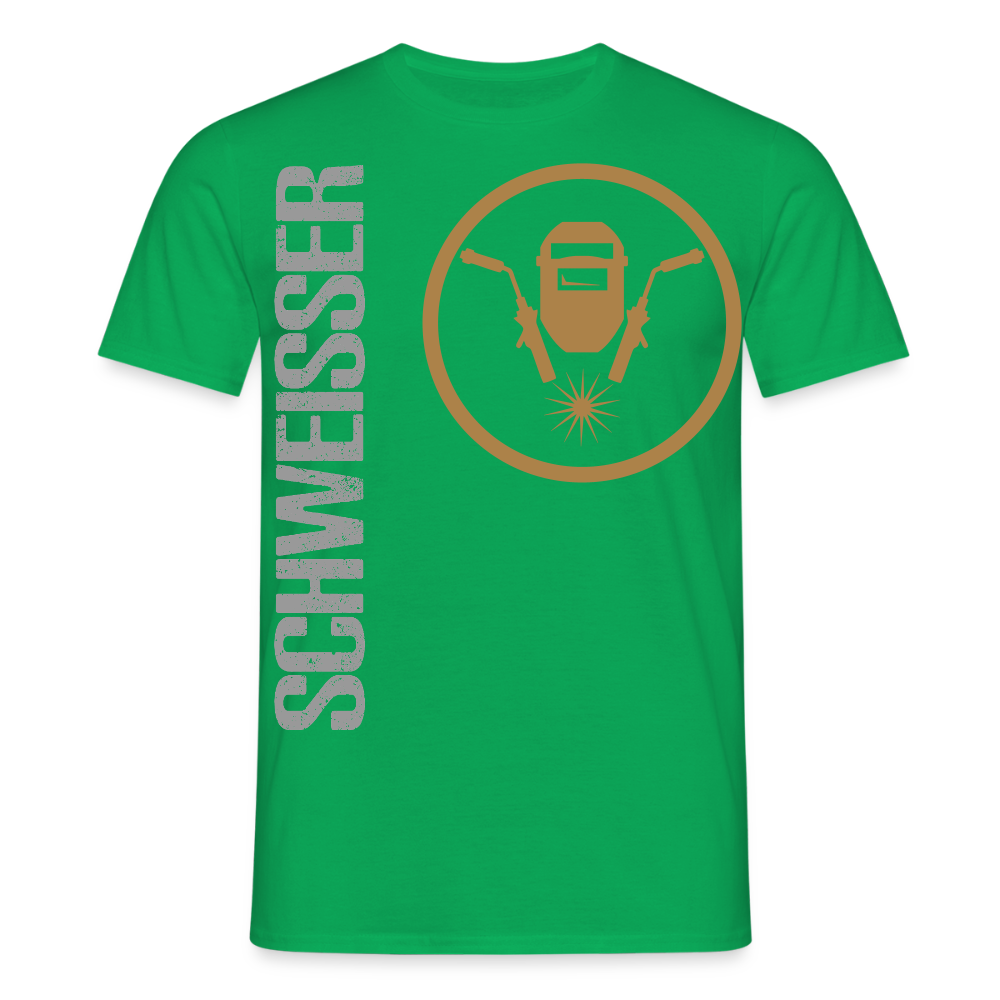Unisex T-Shirt "Schweisser" Kelly Green Männer T-Shirt
