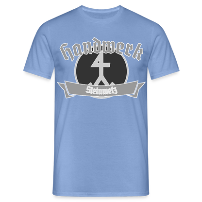 Unisex T-Shirt "Steinmetz" carolina blue Männer T-Shirt