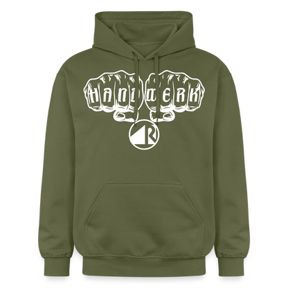 Gildan Unisex Softstyle® "Raumausstatter" Militärgrün Gildan Unisex Softstyle® Midweight Hoodie