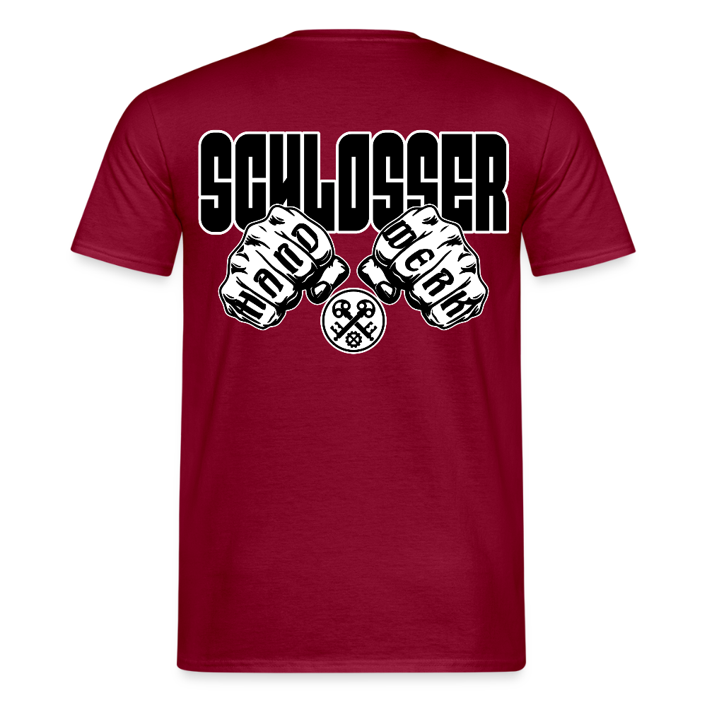Unisex T-Shirt "Schlosser" Ziegelrot Männer T-Shirt