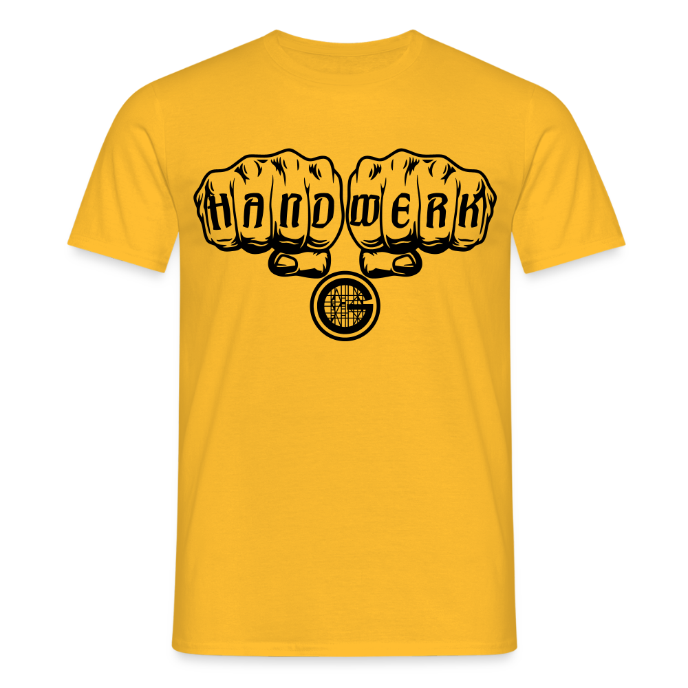 Unisex T-Shirt "Gerüstbauer" - Gelb