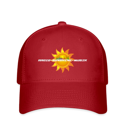 Flexfit Cap "Radio-Sunshine-Musik" Rot Flexfit Cap