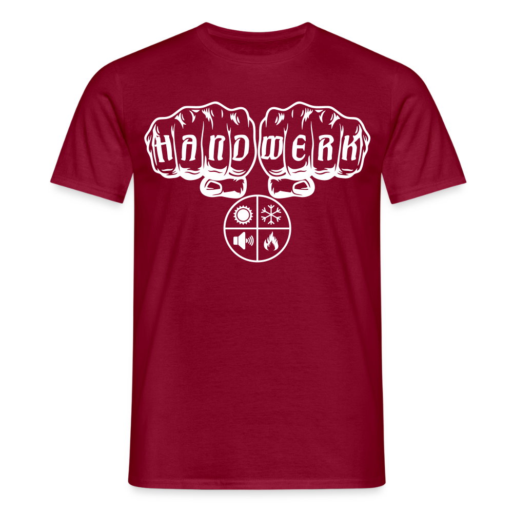 Unisex T-Shirt "Isolierer" Ziegelrot Männer T-Shirt