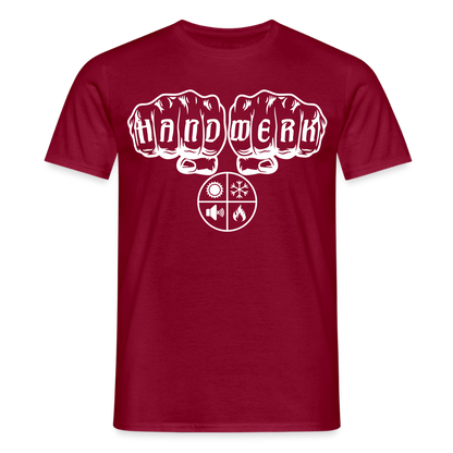 Unisex T-Shirt "Isolierer" Ziegelrot Männer T-Shirt