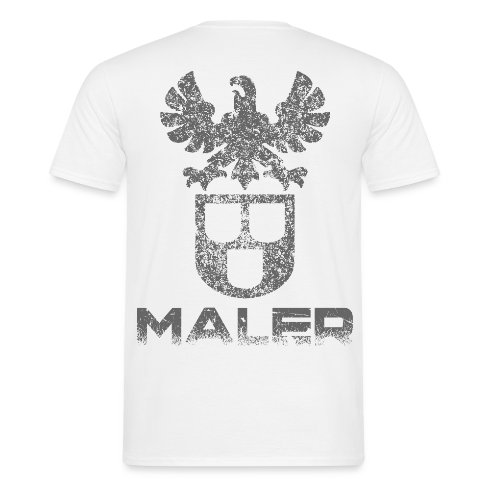 Unisex T-Shirt "Maler" Weiß Männer T-Shirt