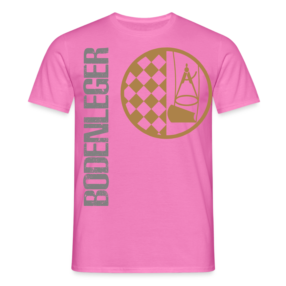 Unisex T-Shirt "Bodenleger" Pink Männer T-Shirt