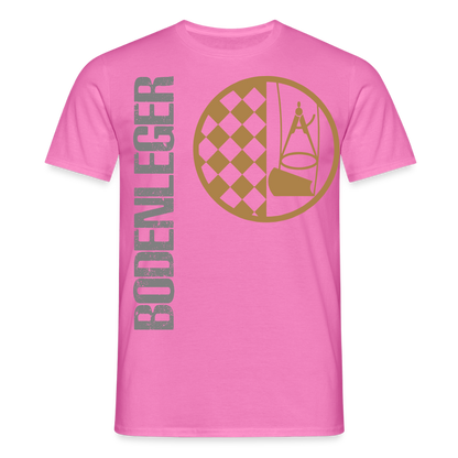 Unisex T-Shirt "Bodenleger" Pink Männer T-Shirt