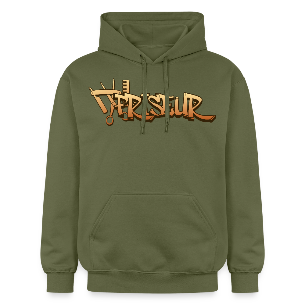 Gildan Unisex Softstyle® "Friseur" Militärgrün Gildan Unisex Softstyle® Midweight Hoodie
