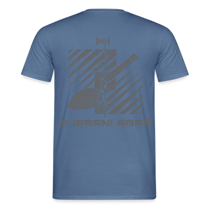 Unisex T-Shirt "Fliesenleger" Taubenblau Männer T-Shirt