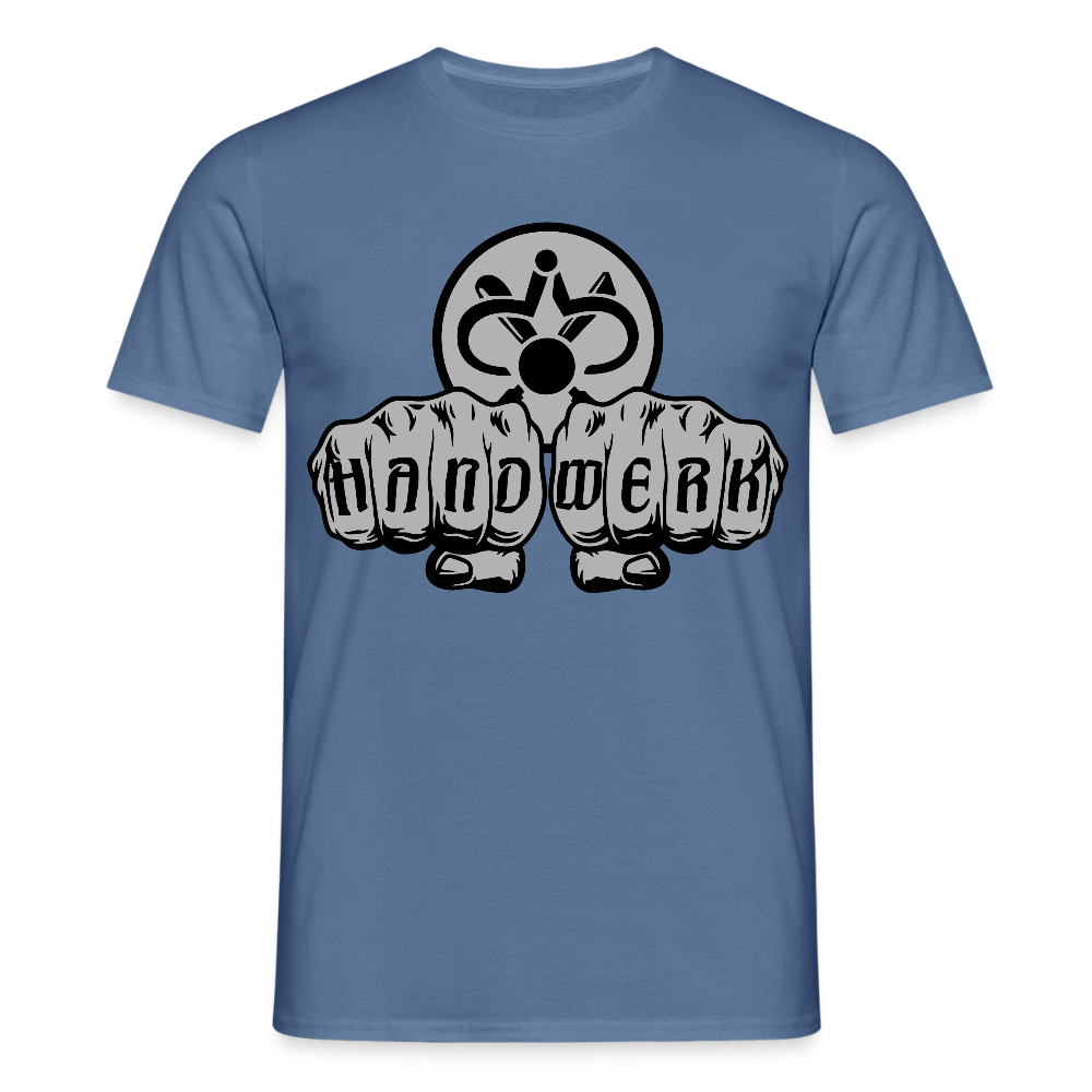 Unisex T-Shirt "Drechsler" Taubenblau Männer T-Shirt