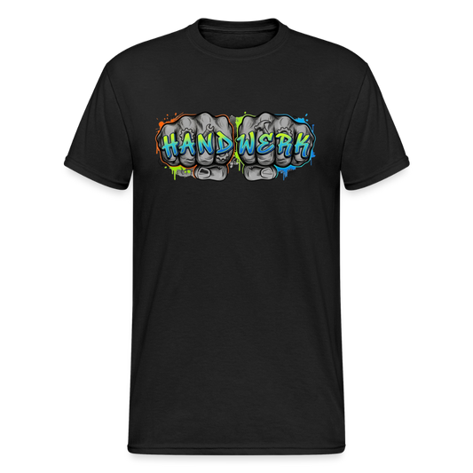 Unisex T-Shirt "Handwerk" Street Fist & Font Schwarz Männer Gildan Heavy T-Shirt {{ color }}