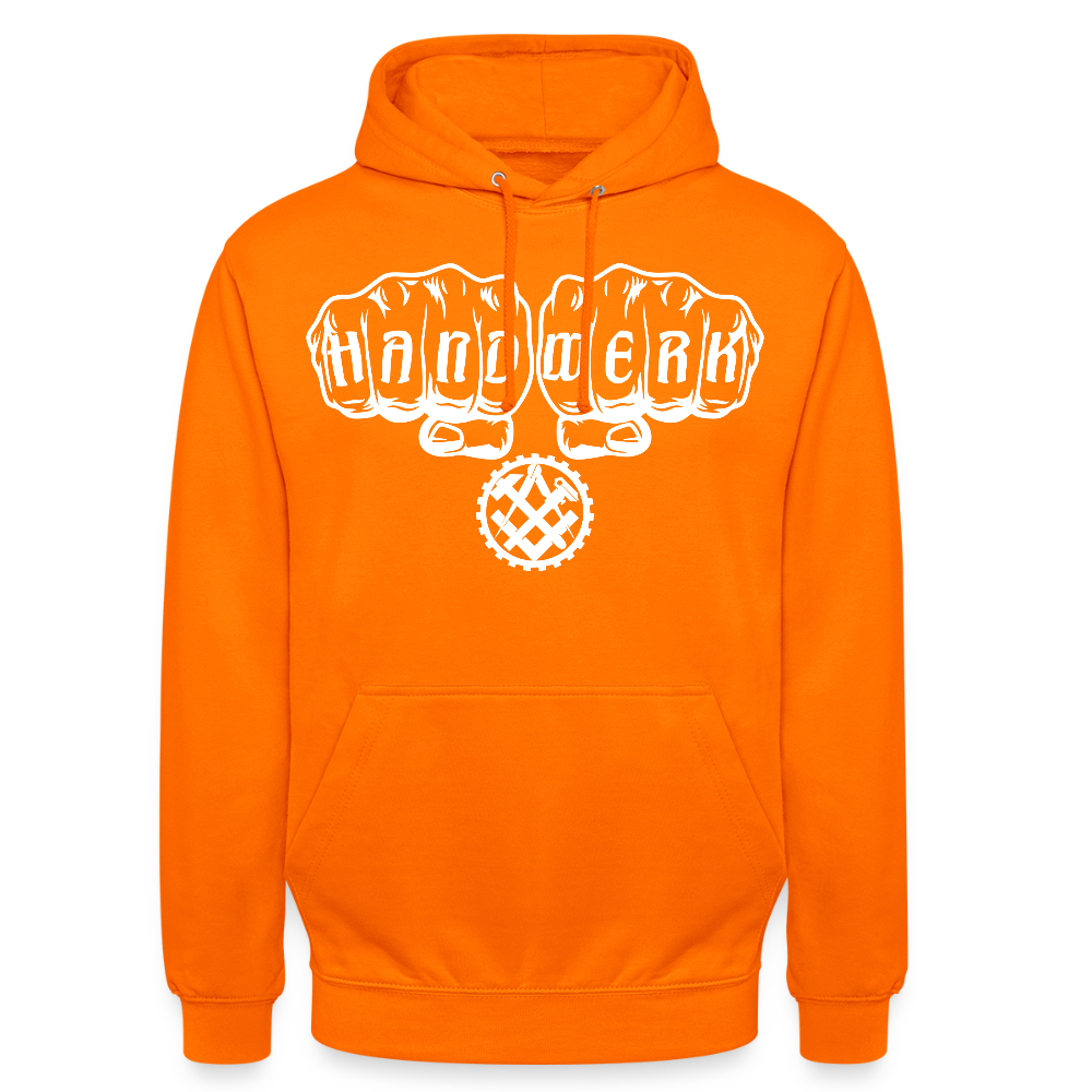 Unisex Hoodie "Mechaniker" Orange Unisex Hoodie