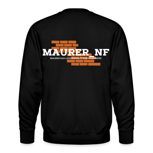 Maurer NF Pullover hinten Schwarz Männer Premium Pullover