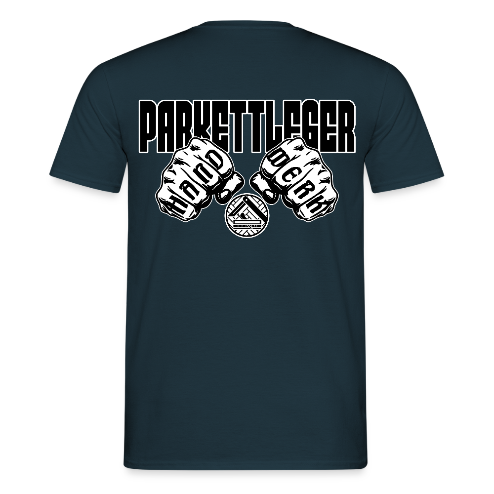 Unisex T-Shirt "Parkettleger" Navy Männer T-Shirt