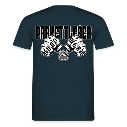 Unisex T-Shirt "Parkettleger" Navy Männer T-Shirt