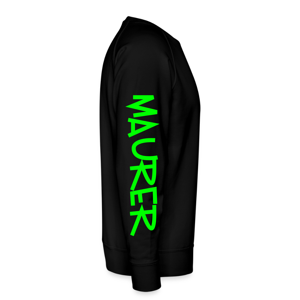 Unisex Premium Pullover "Maurer" neongrün Männer Premium Pullover