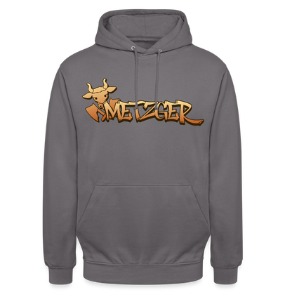 Unisex Hoodie "Metzger" Mittelgrau Unisex Hoodie