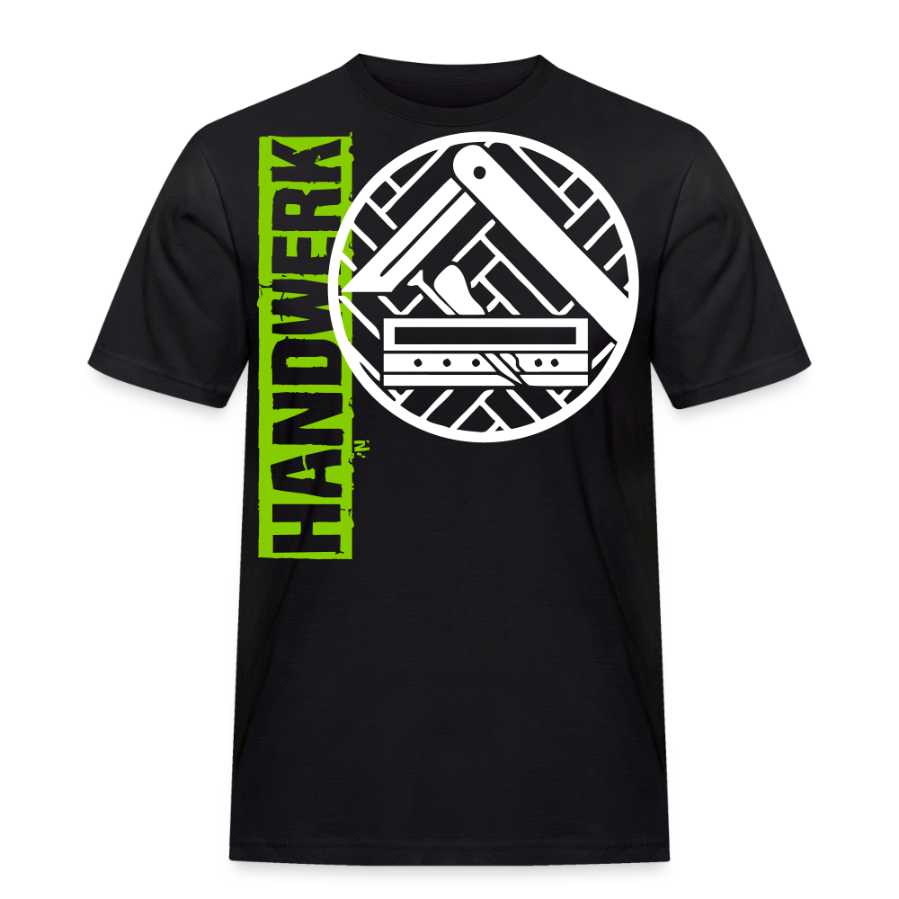 Unisex Workwear T-Shirt "Parkettleger" Schwarz Männer Workwear T-Shirt