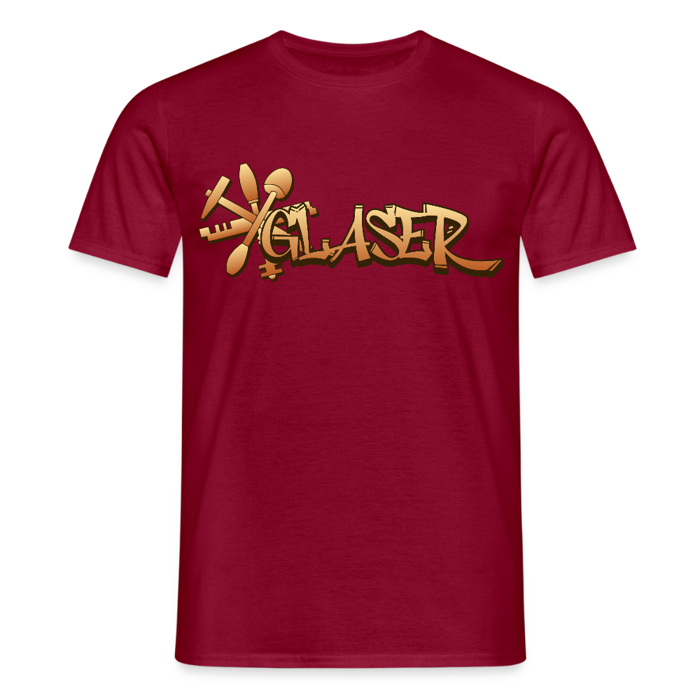 Unisex T-Shirt "Glaser" Ziegelrot Männer T-Shirt