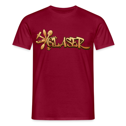 Unisex T-Shirt "Glaser" Ziegelrot Männer T-Shirt