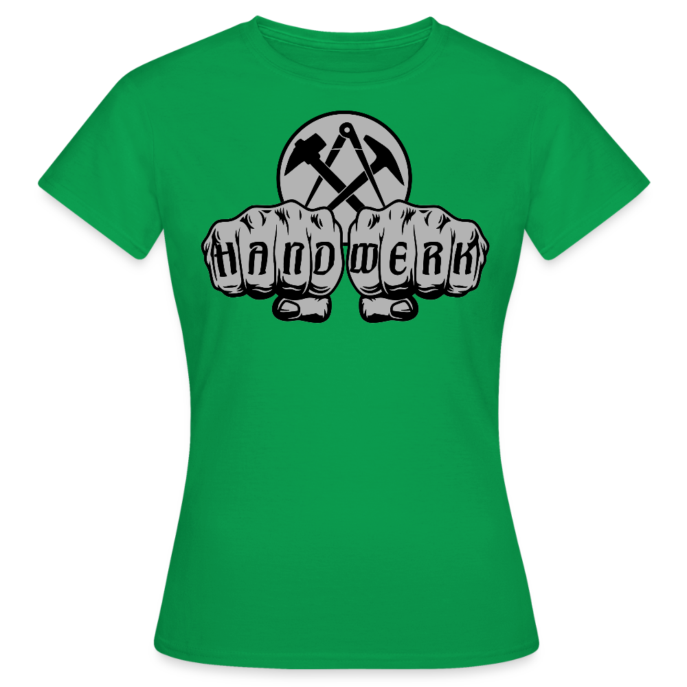 Frauen T-Shirt "Dachdecker" Kelly Green Frauen T-Shirt