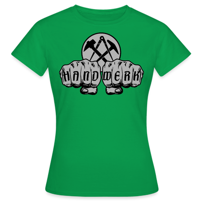 Frauen T-Shirt "Dachdecker" Kelly Green Frauen T-Shirt