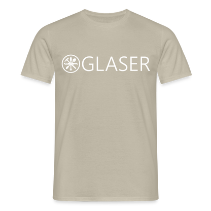 Unisex T-Shirt "Glaser" Sandbeige Männer T-Shirt