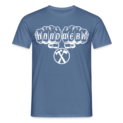 Unisex T-Shirt "Installateur" Taubenblau Männer T-Shirt