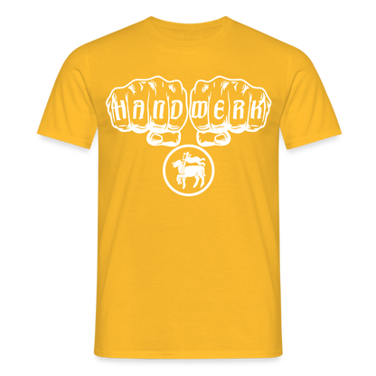 Unisex T-Shirt "Fleischer" Gelb Männer T-Shirt