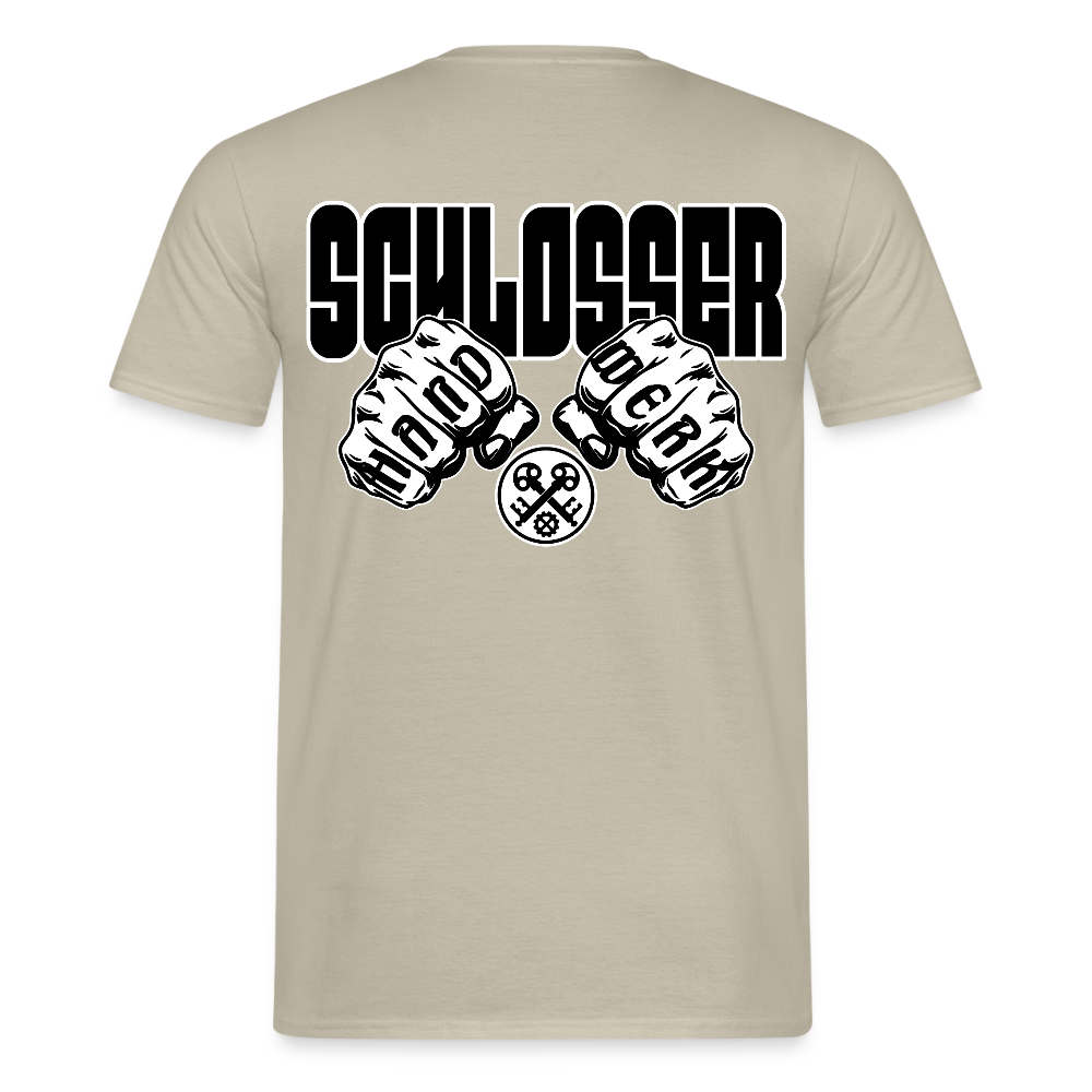 Unisex T-Shirt "Schlosser" Sandbeige Männer T-Shirt