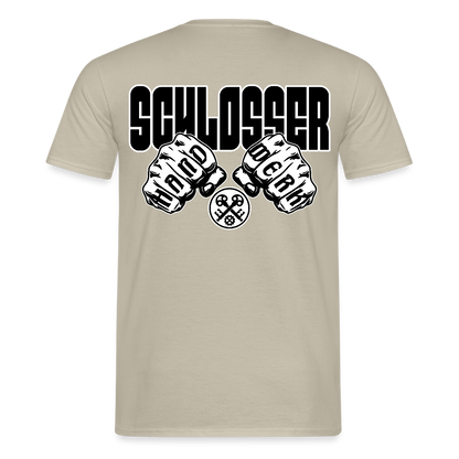 Unisex T-Shirt "Schlosser" Sandbeige Männer T-Shirt