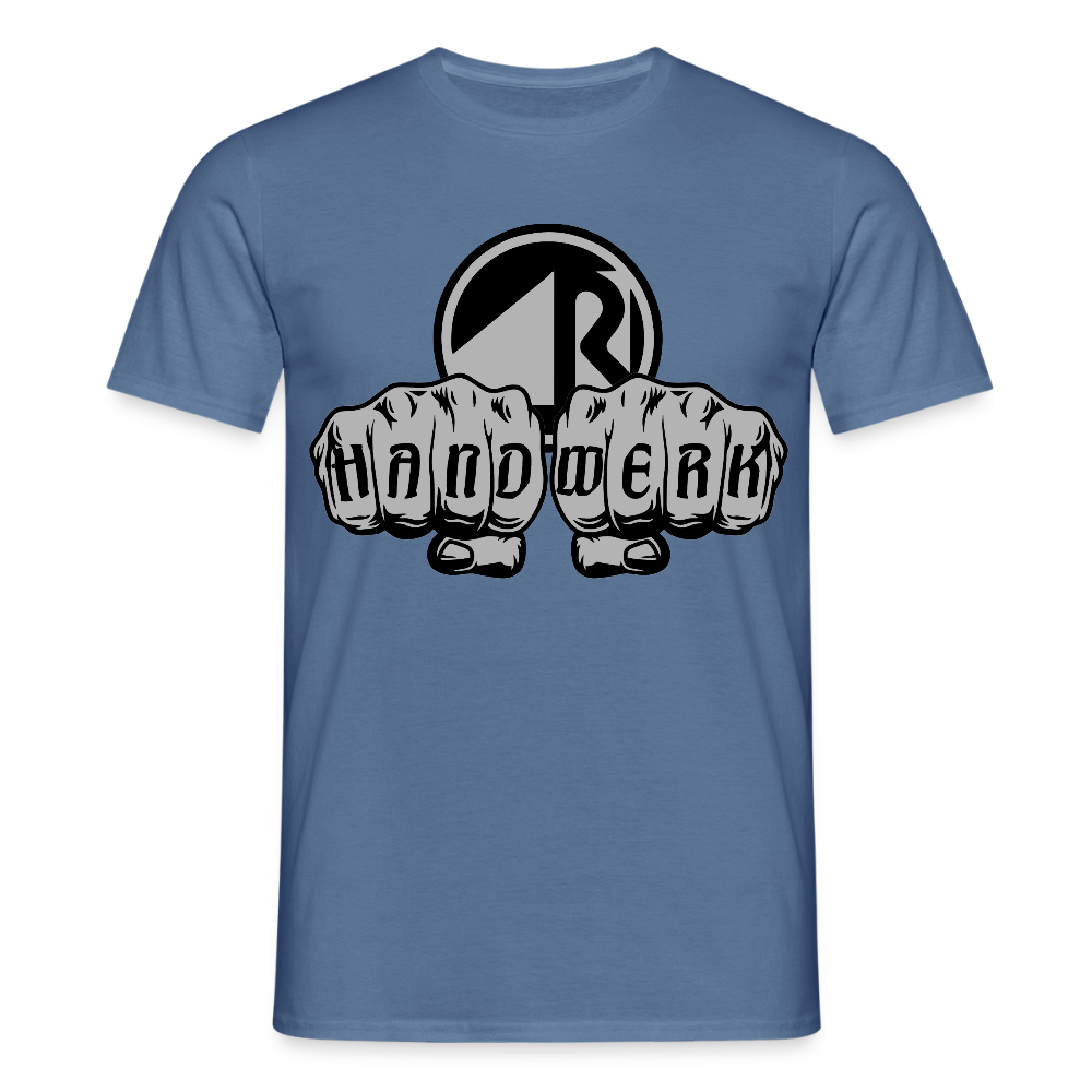 Unisex T-Shirt "Raumausstatter" Taubenblau Männer T-Shirt
