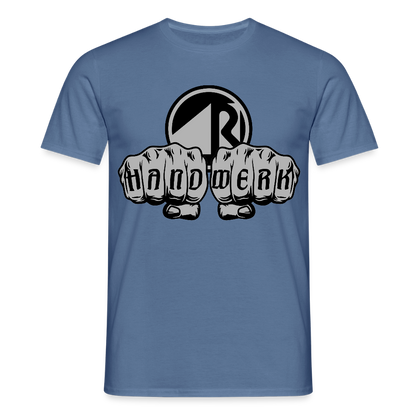 Unisex T-Shirt "Raumausstatter" Taubenblau Männer T-Shirt