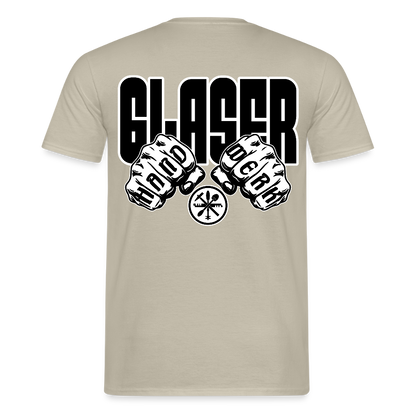 Unisex T-Shirt "Glaser" Sandbeige Männer T-Shirt