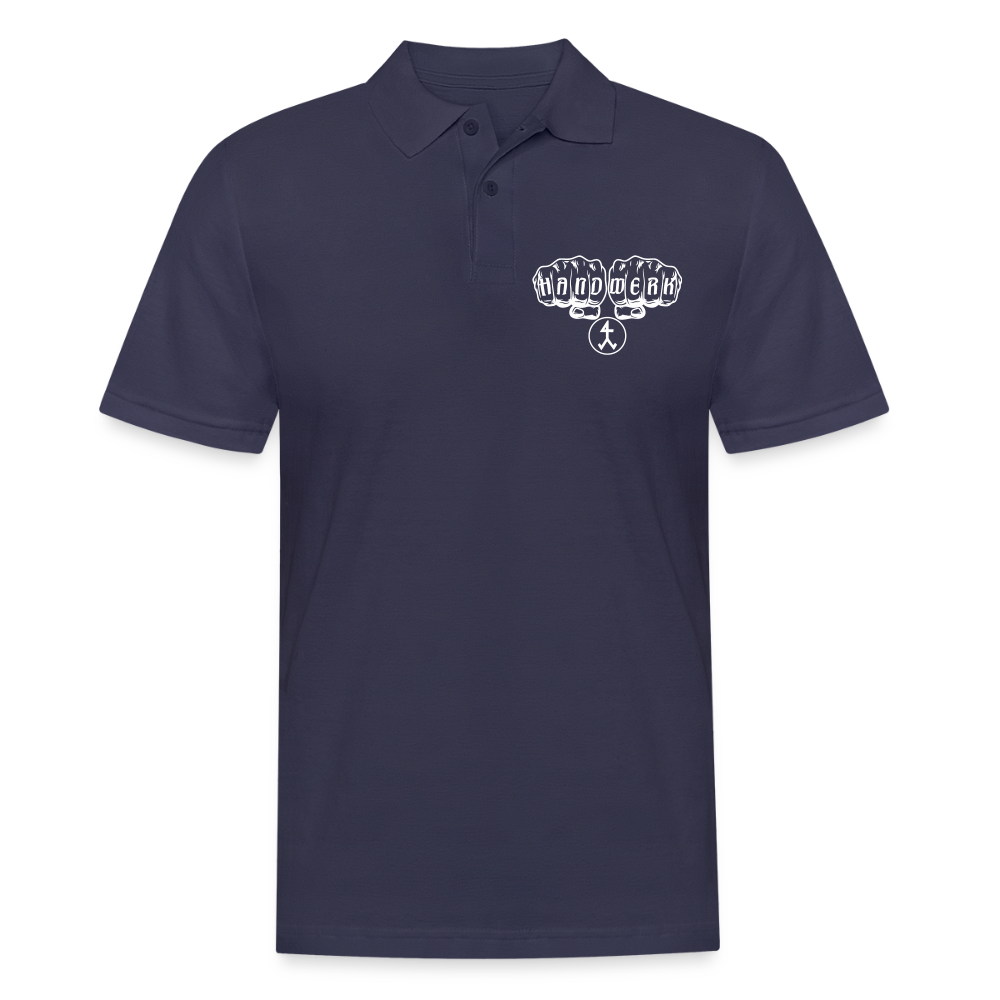 Männer Poloshirt "Steinmetz" Navy Männer Poloshirt