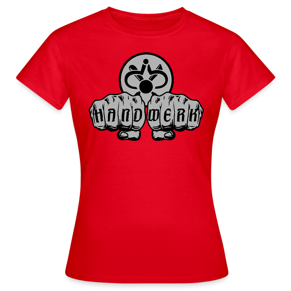 Frauen T-Shirt "Drechsler" Rot Frauen T-Shirt